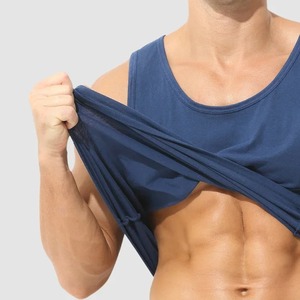 Men's Compression Sleeveless Crew Neck Undershirt Slimming <b>Shapewear</b> <b>Vest</b> Fitness Tummy Control Breathable Polyester/Cotton All - Product Image 5