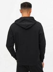 Custom Logo 300gsm Cotton Polyester Zip Hoodie for Men Stand Collar Full Zipper Fall Winter Fit Solid High Quality Plain Dyed - Product Image 6