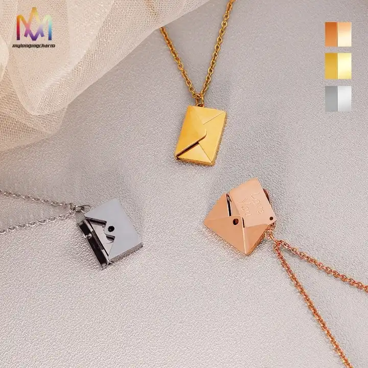 Personalized Envelope Pendant Chain - Just Lil Things at Rs 999.00,  Bengaluru | ID: 2851026342473