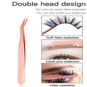 Pinces à cils de haute précision, commandes en gros d'usine avec marquage personnalisé, revêtement antistatique et alignement supérieur - Product Image 4