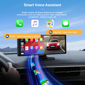 10.26inch gương liên kết không dây di động xe Carplay màn hình 2.5D IPS Carplay & Android Auto <span class=keywords><strong>Car</strong></span> Touch Stereo với sao lưu máy ảnh - Product Image 4