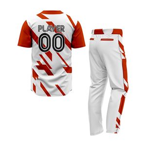 Uniformes de baseball professionnels de haute qualité, design personnalisé, respirant, séchage rapide, tissu 100% polyester pour les tournois - Product Image 2