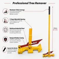 Outil de déracinement robuste JH-Mech : Extracteur de racines, déracineur de souches et outil de déracinement de buissons/arbustes