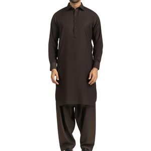 Traje Tradicional Pakistaní Shalwar Kameez para Hombre con Textura, MOQ Bajo, Tela de Alta Calidad, Kurta Pajama de Diseñador para Hombre - Product Image 4