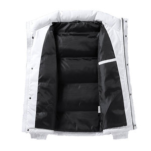 Veste d'hiver personnalisée en duvet pour hommes de haute qualité Manteau d'hiver à capuche fantaisie à impression complète Veste bouffante de créateur de luxe pour moi - Product Image 5