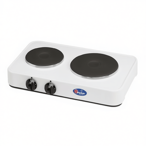 Fornello eléctrico 2 zonas (D18;14,5cm) 5322P Blanco PFO22PB (48x29x9cm) 1500W - Product Image 2