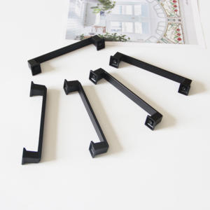 Poignées de tiroir et de placard en alliage de zinc massif de haute qualité, style Mid-Century Modern, pour meubles de salle de bain, durables - Product Image 2