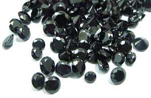Excellent 500 Carats Naturel Noir Diamant À Facettes Rondelle Perles Brins 1.50-4.5mm pour la Fabrication de Bijoux Diamants En Vrac - Product Image 2