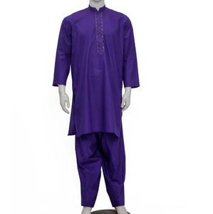 Multi Color Viscosa Shalwar Kameez Pakistán Hecho Islámico Formal Transpirable Hombres Set para ocasiones de fiesta - Product Image 1