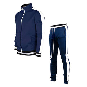 Logo personnalisé 100% coton Survêtements d'hiver écologiques à manches longues Streetwear réversible respirant ensembles de jogging à capuche - Product Image 2