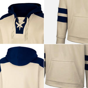 เสื้อฮู้ดผู้หญิงพิมพ์ลายฮ็อกกี้น้ำแข็งผ้าฟลีซซับความชื้นสำหรับทีมและแฟนๆ - Product Image 4