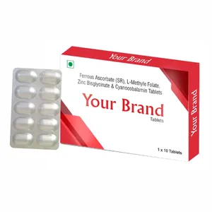 Hete Verkoop Private Label Gmp Gecertificeerd Ijzer Voedingssupplement Ferro Ascorbaat Met Zink Tabletten Voor Vrouwen En Mannen