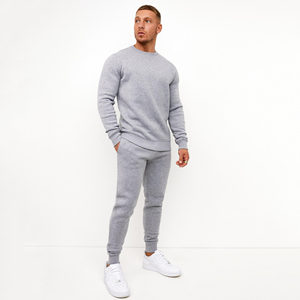 Traje de manga larga de moda de bajo precio 2 piezas Jogging Sports Jogging Set hombres Sweatsuit - Product Image 3