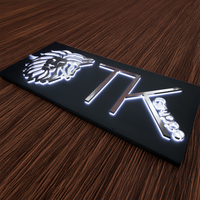 Lettres lumineuses LED 3D en acrylique populaires, logo de magasin, logo de marque, néon/lettres LED pour entreprises, étanche IP65