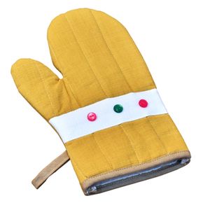 ถุงมือผ้าฝ้ายปักลายสำหรับใช้ในครัวเตาอบที่ใช้กับเครื่องล้างจานเป็นมิตรต่อสิ่งแวดล้อมคอลเลกชันใหม่ล่าสุดออกแบบคริสต์มาส - Product Image 2