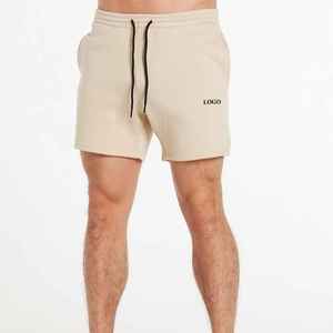 Wholesale Price Warm Woolen Casual Active Wear Shorts for Men / Custom Logo Mid <b>Elastic</b> Waist Gym Shorts Quick Dry - Product Image 4