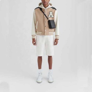 Mode personnalisé promotionnel urbain décontracté mode hommes polyester coton Patch Badge flocage université sweat - Product Image 5