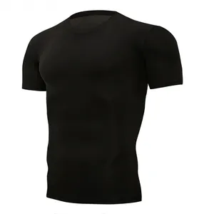 Nouvelle mode hommes T-Shirts été coton couleur unie coton chemises à séchage rapide meilleure qualité Streetwear T-shirt pour hommes - Product Image 1