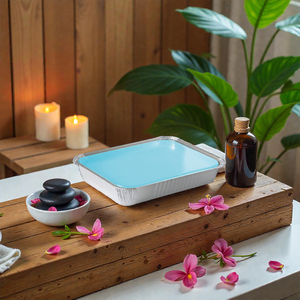 แว็กซ์พาราฟินอะซูเลนแบรนด์ส่วนตัว 2x500 มล. สำหรับมือและเท้า |   ผู้ผลิตผลิตภัณฑ์พาราฟินบำบัดแบบมืออาชีพ OEM ODM - Product Image 1