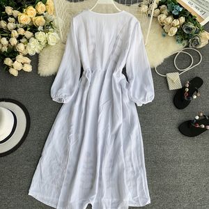 Mode d'été 100% Coton Mexicain Brodé Femmes Designer Tunique Tops Floral Pattern Floor-Length Dress Hand Embroidery - Product Image 2