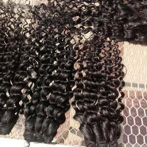 Extensions de cheveux humains vierges du sud de l'Inde Faisceaux bruts naturels Fermetures à double tirage Exportation - Product Image 5