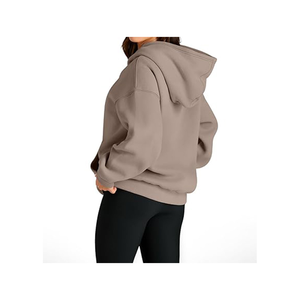 2025 vente en gros Logo personnalisé grande taille vêtements pour femmes sweat-shirt Logo personnalisé conception surdimensionné femmes sweats à capuche pour les femmes - Product Image 2