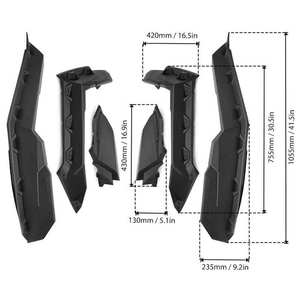 Para <span class=keywords><strong>Can</strong></span> <span class=keywords><strong>Am</strong></span> <span class=keywords><strong>Can</strong></span>-<span class=keywords><strong>AM</strong></span> <span class=keywords><strong>Maverick</strong></span> <span class=keywords><strong>X3</strong></span> 2 4 puertas 1000 Max RR Turbo <span class=keywords><strong>2014</strong></span> - 2023 UTV piezas guardabarros delantero trasero guardabarros bengalas - Product Image 3