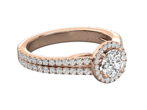 Wholesale 925 Sterling Silver 14K Gold Plated <b>Iced</b> Engagement Wedding <b>Ring</b> Brilliant Cut Diamond IGI Certified Fine Jewelry for - Product Image 3