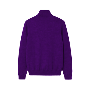 Cárdigan de Punto Premium para Hombre, 100% Algodón, Cierre Completo, Diseño Liso, Ropa Casual de Oficina para Invierno, Transpirable, Anti-Pilling, Secado Rápido - Product Image 2