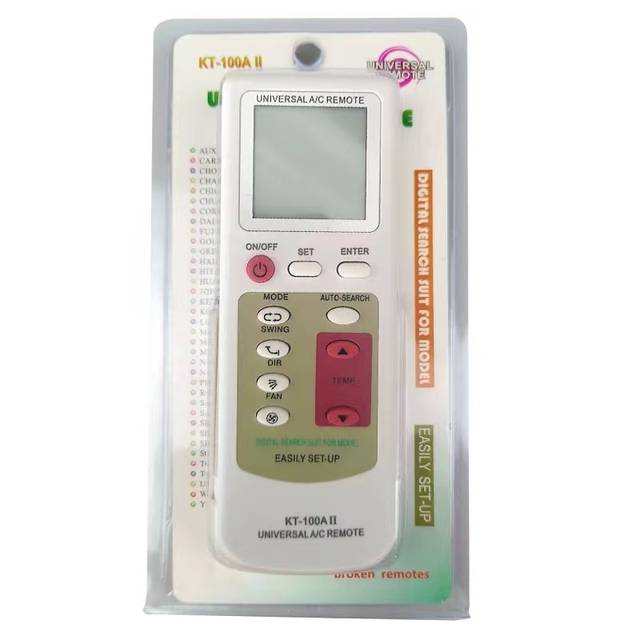 PRIME KT-100AII AC Universal Remote Control Universal Remote for Air Conditioner