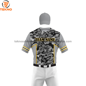 Venta caliente Hombres Uniforme de béisbol Uniforme de diseño de etiqueta privada Etiqueta privada Su propio diseño Conjuntos de Jersey y pantalón de béisbol - Product Image 3