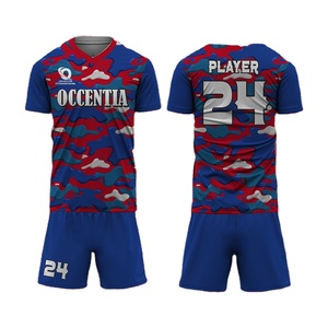PreNext Adult Soccer Jerseys Uniforms 100% Polyester Lightweight Breathable Quick Dry Short Sleeve Custom Team Name Football - Product Image 1