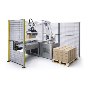 Palletizer หุ่นยนต์ความเร็วสูงพร้อมแขนหุ่นยนต์2ตัวที่มีแขนแกน4/6 | การใช้งานและจัดการหลายสายผลิตในประเทศอิตาลี - Product Image 1