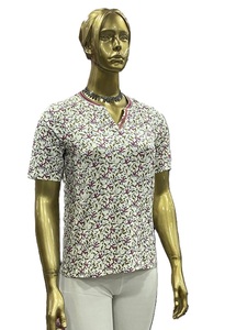 เสื้อครอปผ้าฝ้ายปรับแต่งได้พิมพ์ลายวิสโคสแปนเด็กซ์พร้อมคอลูกปัดดีไซน์โลโก้และขนาด-มุมไบอินเดียผลิต - Product Image 5