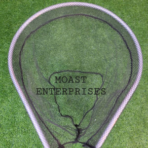 Filet d'atterrissage de pêche à la mouche léger en acier inoxydable de haute qualité avec filet à Naylon et crochet de suspension élastique - Product Image 1