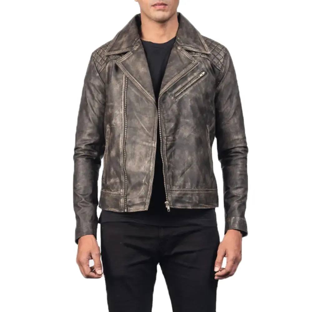 Giacca da uomo autunno inverno giacca di pelle Casual da moto giacca da uomo stile sottile giacca di pelle di qualità da uomo vestito cerniera pelle