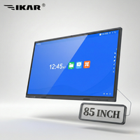 Pizarra Interactiva 4K de 85 Pulgadas con Pantalla Táctil Infrarroja de 40 Puntos, Cámara Integrada de 4800W (Enfoque Automático y Seguimiento de Voz), Sistema Operativo Android 12/13