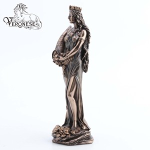 VERONESE DESIGN FORTUNA ESTATUILLA ELEGANTE Arte de bronce fundido en frío y decoración del hogar de poliresina para interiores - Product Image 3