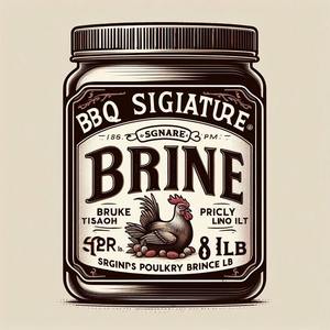 Etiqueta privada 7lb Signature Brine para asar y fumar 100% Accesorios para barbacoa hechos en EE. UU. Servicios de diseño de etiquetas personalizadas - Product Image 2