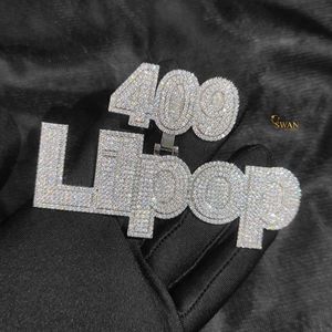 Luxury 10K Gold Lab Grown Diamond 400 Lil <b>Pop</b> Pendant <b>Iced</b> Out Hip Hop Necklace Fashion Jewelry Gift for Him or Her - Product Image 4