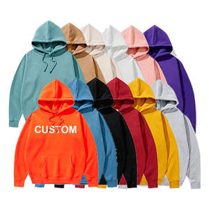 Sudaderas con capucha y sudaderas de algodón para hombre, talla grande, con logotipo personalizado al por mayor, envío DDP - Product Image 3