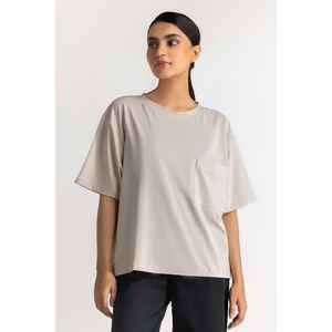 Camiseta Básica de Cuello Redondo para Tallas Grandes, Tejida, WM-KTP-SS24-110 - Product Image 2