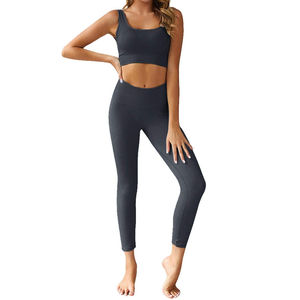 Conjunto de Yoga Transpirable Personalizado de Alta Calidad para Mujer, Diseño Sólido, Talla Grande, Impermeable, MOQ Bajo, Precio Bajo, Mejor Venta - Product Image 2