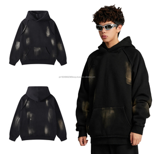 Sweat-shirt oversize de haute qualité, streetwear, délavé à l'acide, vintage, unisexe - Product Image 4