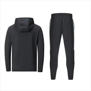 Logo personnalisé coupe-vent survêtement hommes tenues polyester fermeture éclair sublimation sport hommes survêtements respirant - Product Image 2