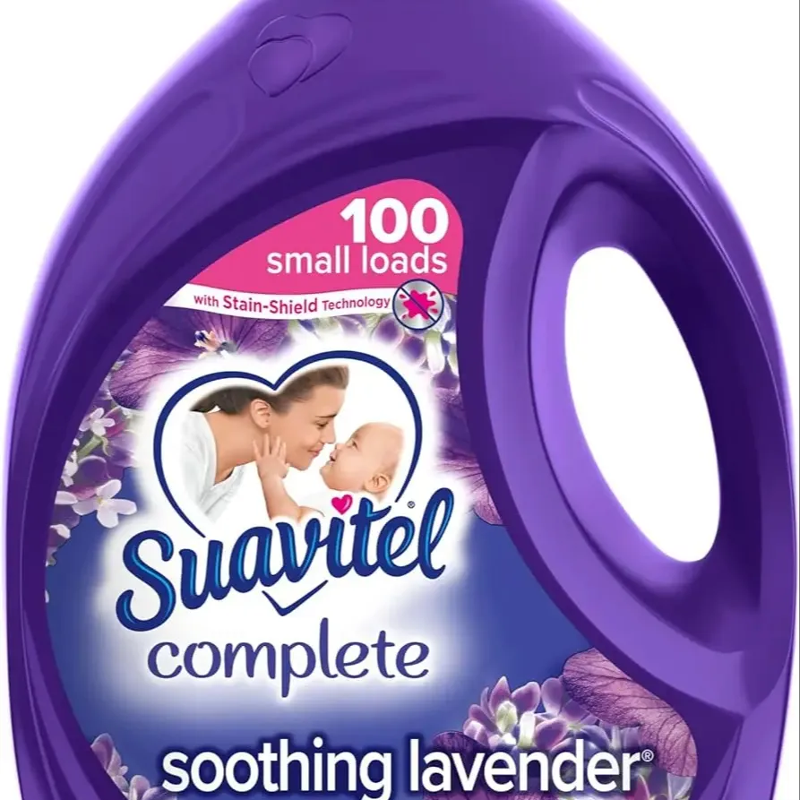 Ammorbidente liquido completo Suavitel di migliore qualità con tecnologia antimacchia, lavanda lenitiva, 100 oz