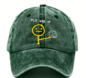 Casquettes de baseball classiques rétro à visière incurvée, casquette de camionneur en denim/coton vieilli et délavé, casquette snapback décontractée à 5 panneaux 100% coton - Product Image 4