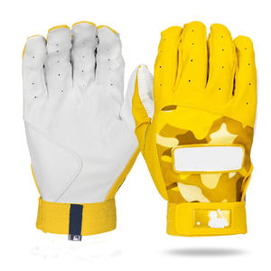 Meilleure vente d'usine de gros Gants de frappeur de baseball Gants de frappeur en cuir de chèvre Gants de frappeur de baseball respirants et confortables - Product Image 1