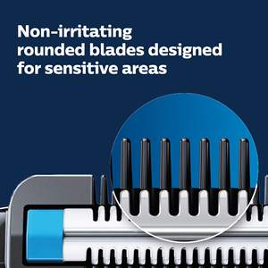 Recortadora Corporal Serie 1100 para Hombre, Cuchilla de Acero Inoxidable, Dispositivo de Aseo Eléctrico con Fuente de Alimentación USB para Recortar el Cabello, Uso Doméstico y en el Automóvil - Product Image 4