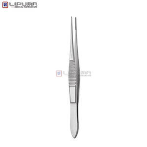 Graefe คีมไอริส1X2ฟันเครื่องมือทางการแพทย์ศัลยกรรมตาตาตาตาสแตนเลสคีม graefe - Product Image 2